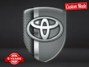 Toyota Cúpula Pegatina Edición Gama Alta Insignias Elegantes
